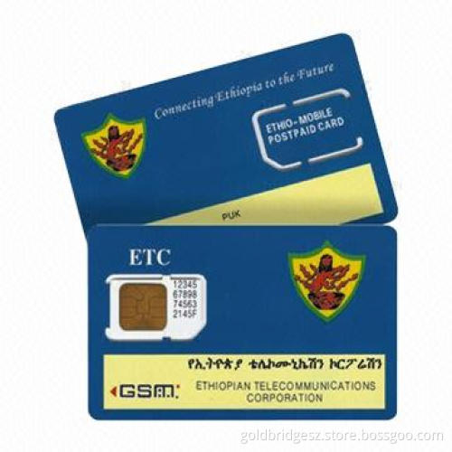 SLE 5528 Full Color Printed PVC Contact IC Cards, Made of ABS